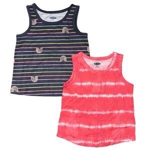 Old Navy Kids' Rainbow and Tie-Dye Tank Tops - Multicolor
